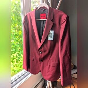 NWT HUGO Red Sport Coat Classic Design